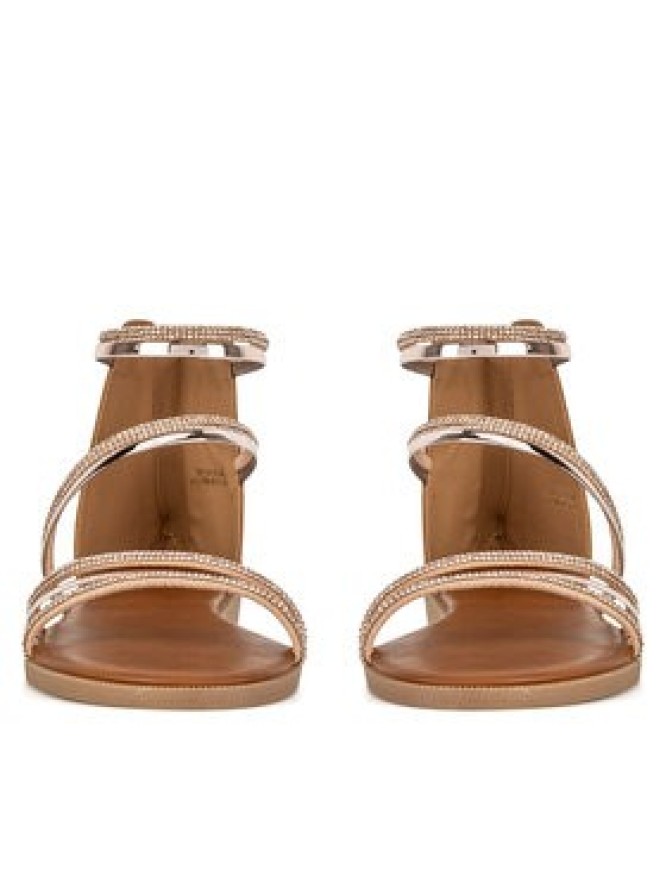 JENNY Sandały SF127-01 Brązowy