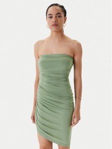 NORMA KAMALI Sukienka koktajlowa ST1253MDB02835 Zielony Slim Fit