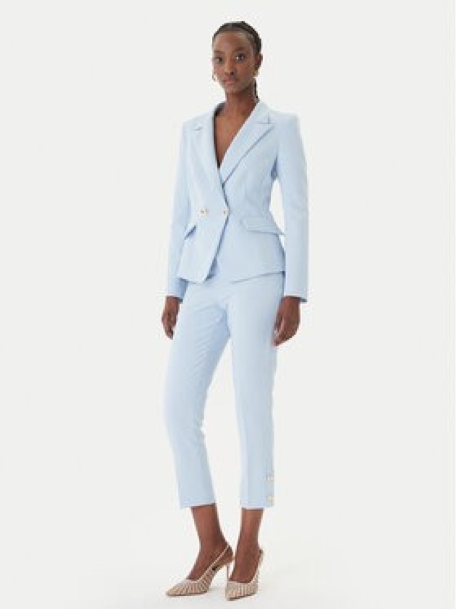 Rinascimento Spodnie materiałowe CFC0128641003 Błękitny Slim Fit