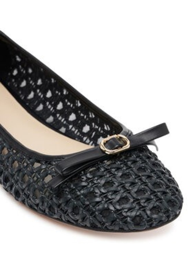 TWINSET Baleriny 251TGT030 Czarny