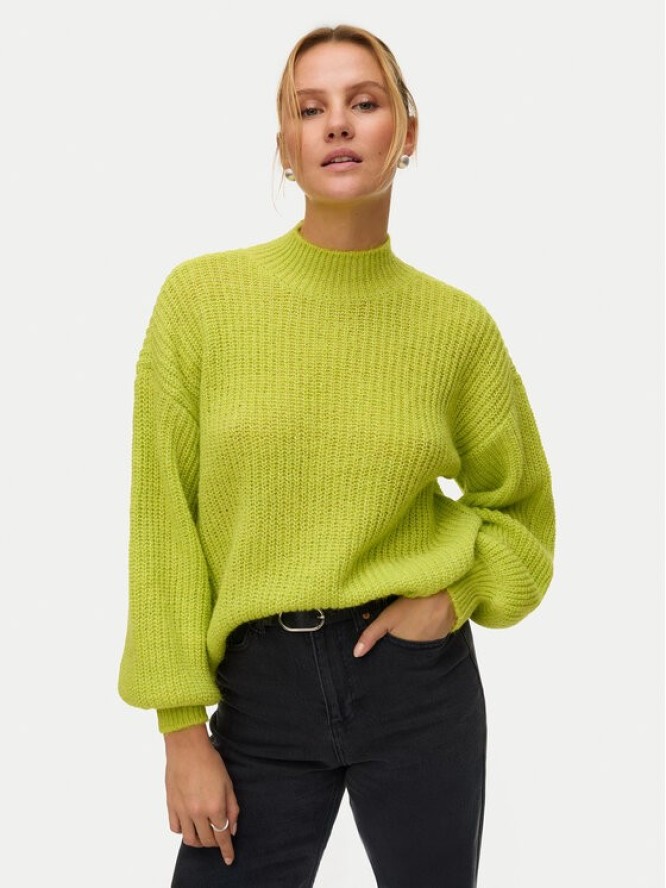 Vero Moda Sweter Ellie 10346753 Żółty Oversize