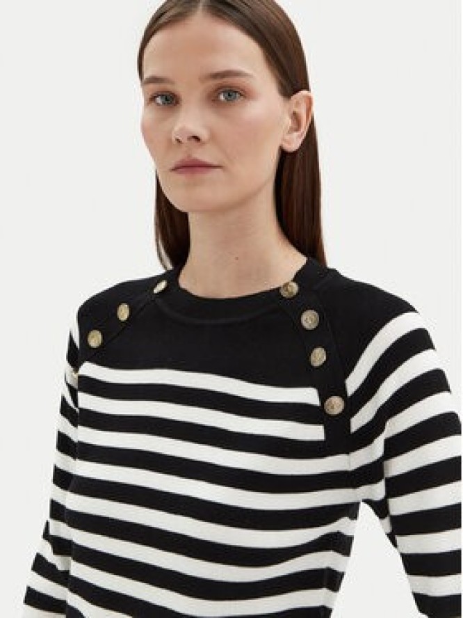 Motivi Bluzka M4286000723N Czarny Slim Fit