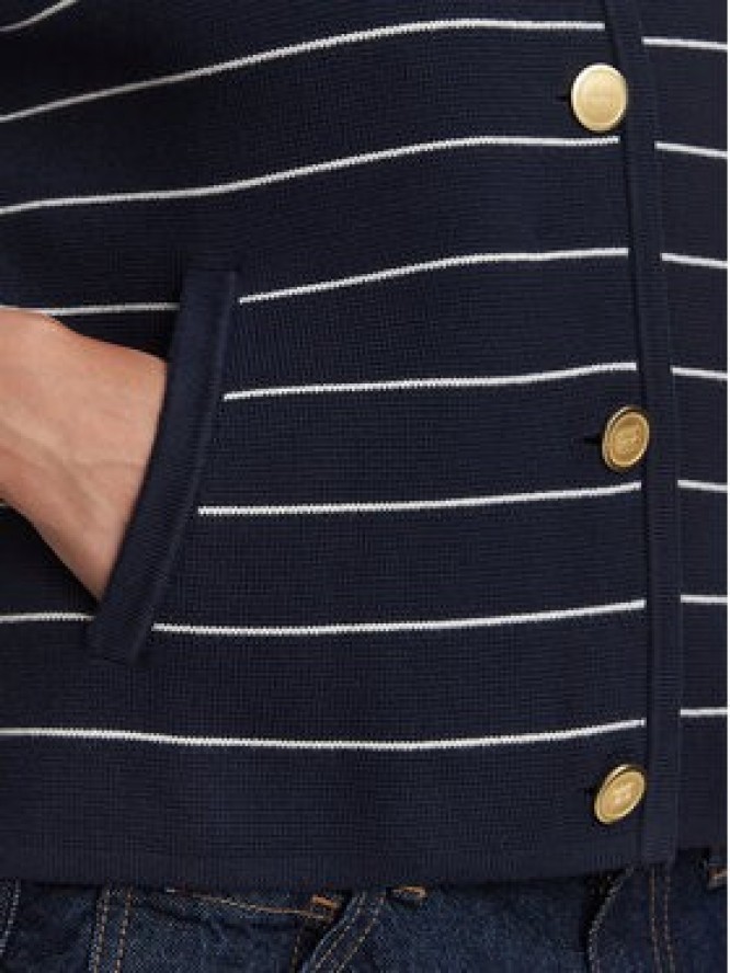 Tommy Hilfiger Kardigan WW0WW50088 Granatowy Regular Fit