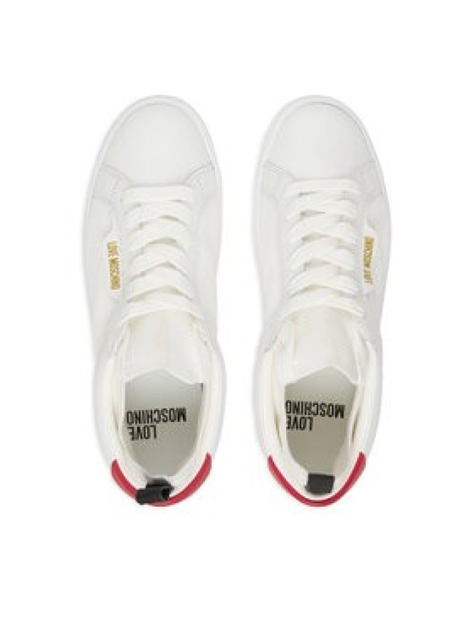 LOVE MOSCHINO Sneakersy JA15055G1OIZ010B Biały
