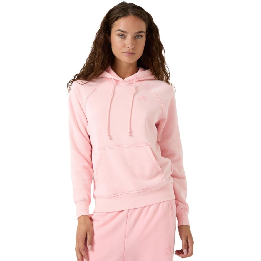 Bluza damska Champion Hooded Sweatshirt różowa 118160 PS212