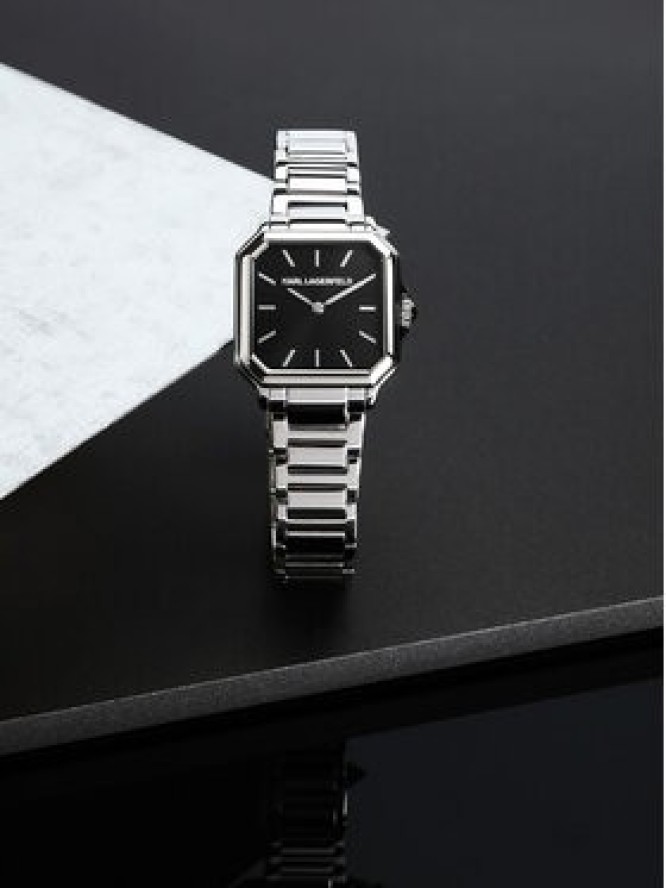 KARL LAGERFELD Zegarek R0553102507 Srebrny