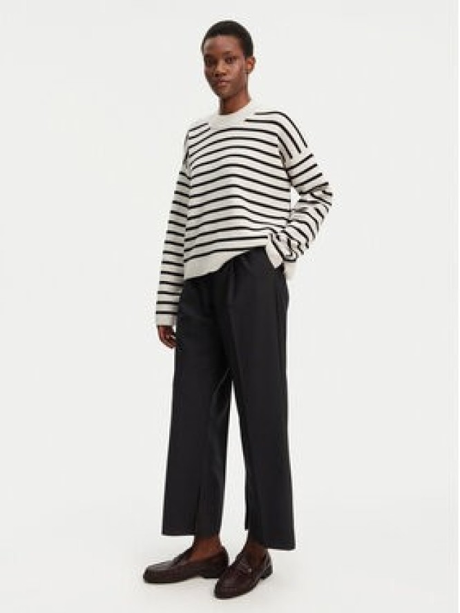 AMI Paris Sweter UKS036.KN0041 Szary Relaxed Fit