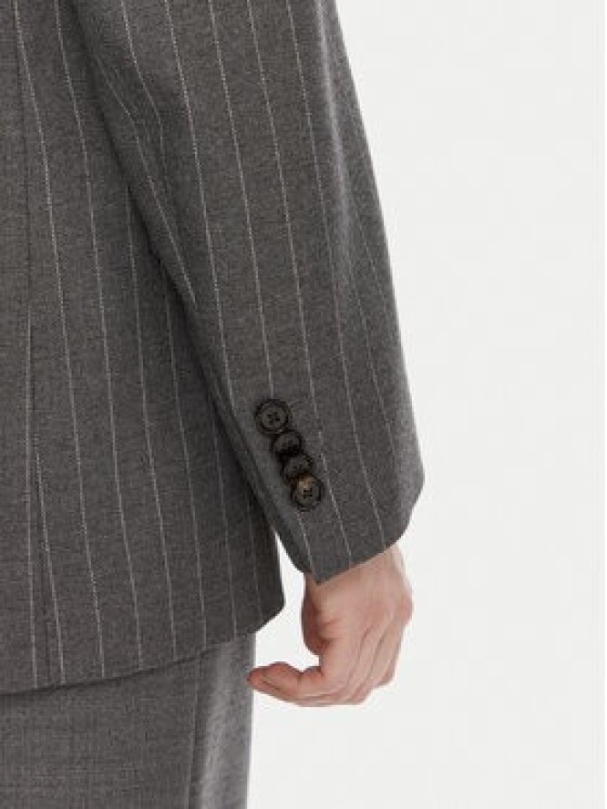 Tommy Hilfiger Marynarka WW0WW48262 Szary Relaxed Fit