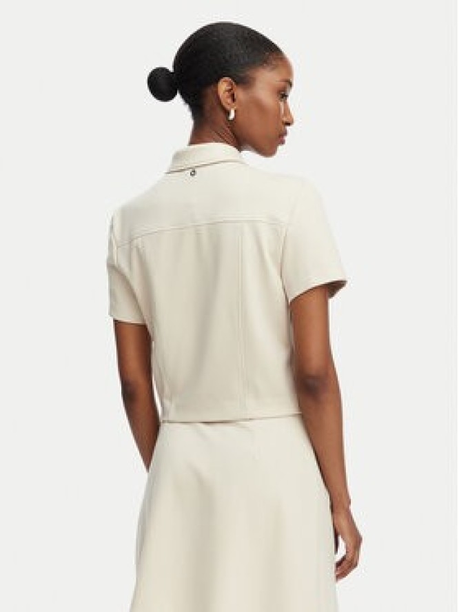 Guess Koszula W6RH83 KCMU2 Beżowy Regular Fit