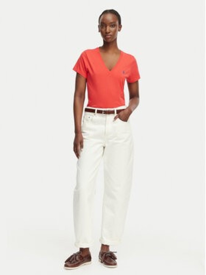 Polo Ralph Lauren T-Shirt 211B14611002 Czerwony Straight Fit