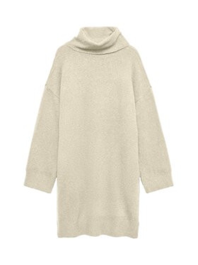 Vero Moda Sukienka dzianinowa Aquarius 10331900 Beżowy Regular Fit