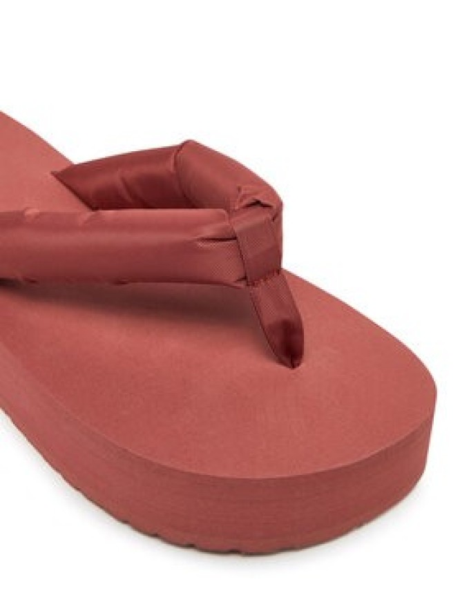 Calvin Klein Jeans Japonki Beach Sandal Flatform Ttxr Satin YW0YW01723 Brązowy