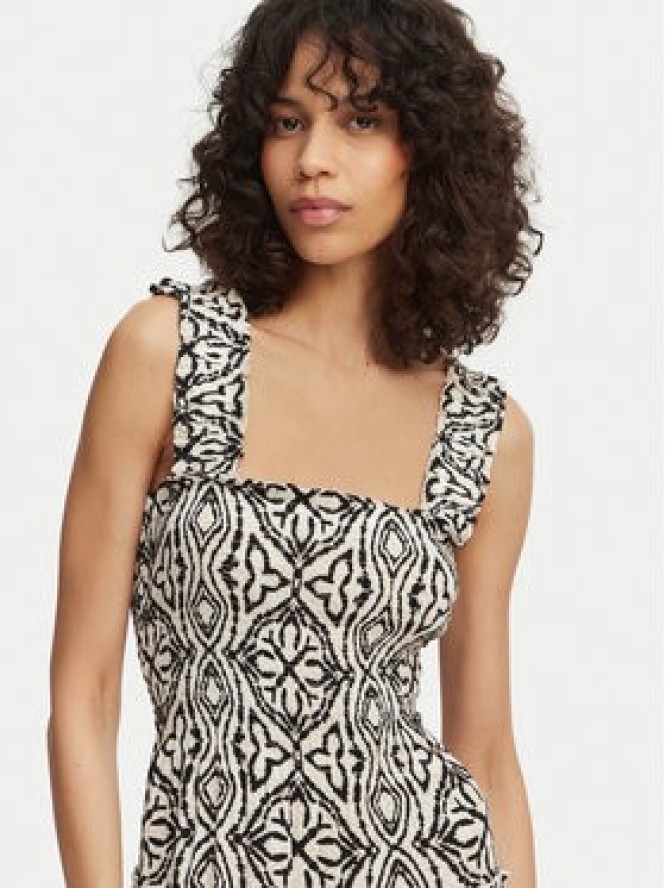 Vero Moda Sukienka letnia Menny 10282481 Czarny Regular Fit