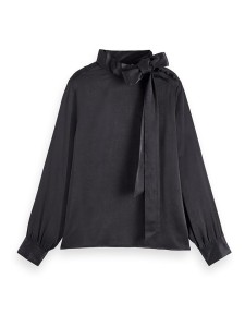 Scotch & Soda Bluzka w kolorze czarnym rozmiar: 40