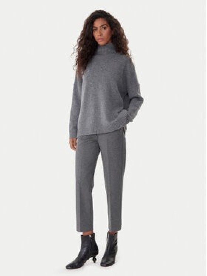 ViCOLO Spodnie materiałowe TF0229 Szary Regular Fit