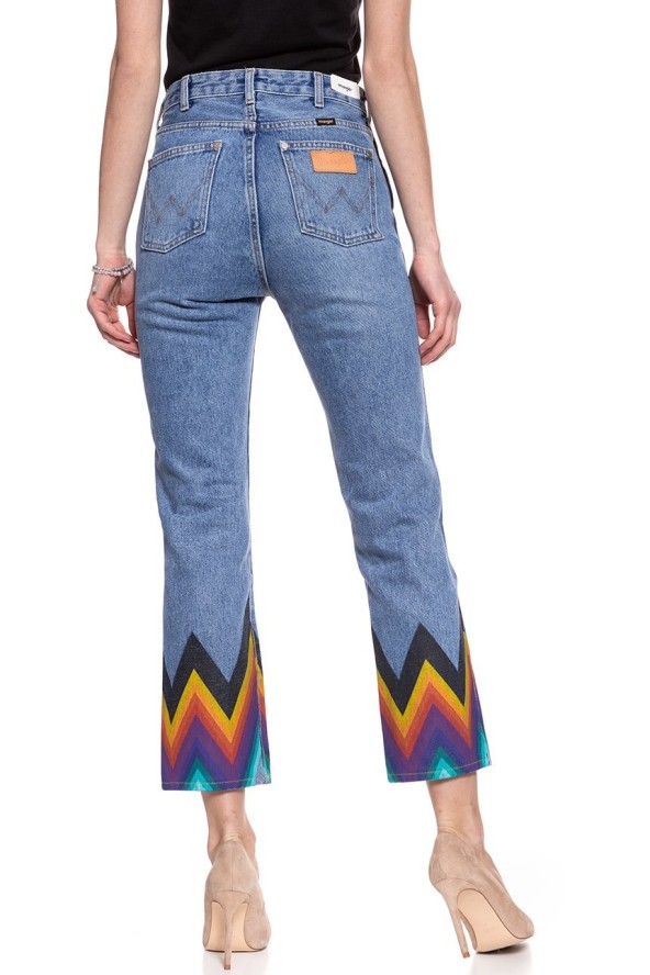 WRANGLER RETRO CROP STRAIGHT KABEL BLUE W27YER19K 112128213