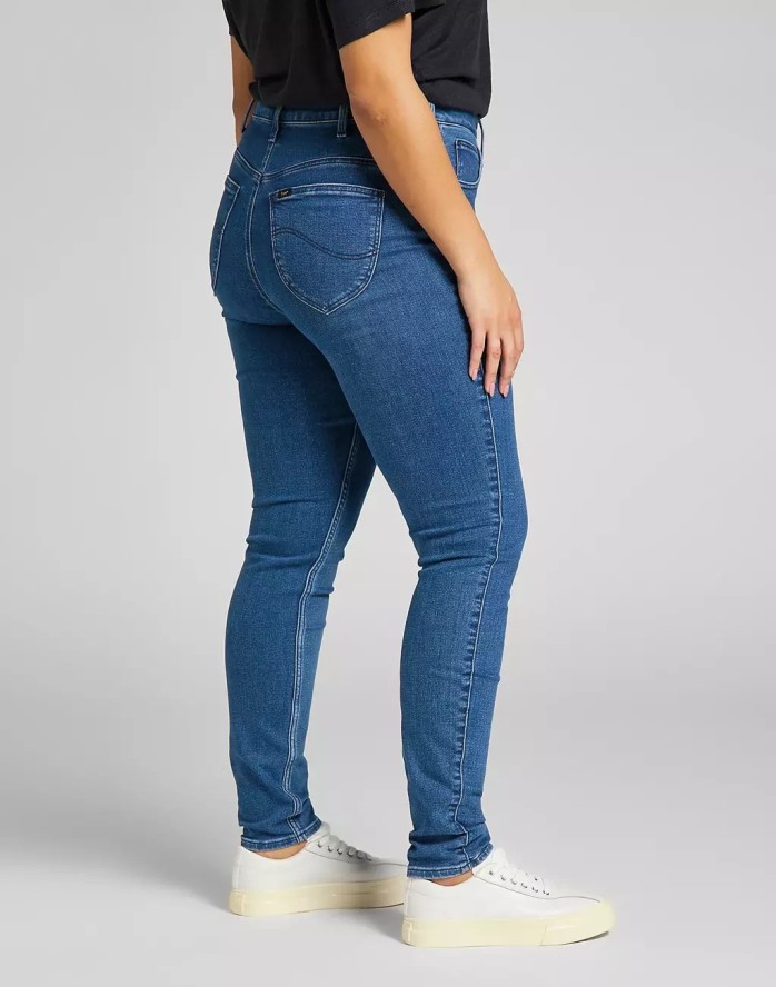 LEE SUPER HIGH SCARLETT DAMSKIE SPODNIE JEANSOWE JEANSY MID EVITA L32GPVYW 112107492