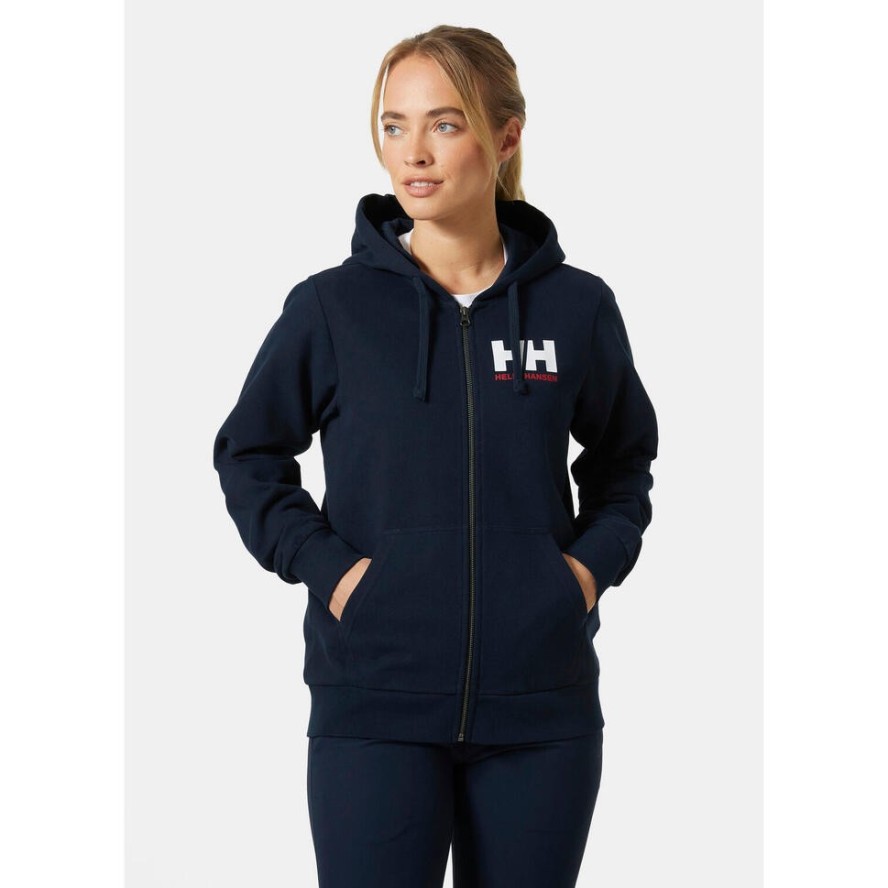 Damska rozpinana bluza z kapturem z logo Helly Hansen 2.0