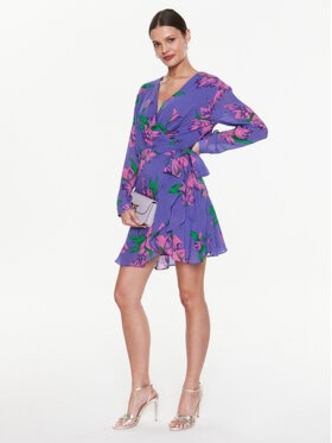 Pinko Sukienka codzienna Assillante 101109 A0P7 Fioletowy Regular Fit