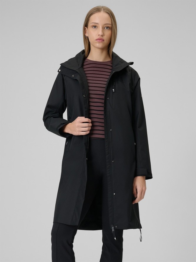 4F Płaszcz membrana 8000 damski - czarny M