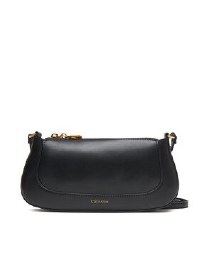 Calvin Klein Torebka Hardware Zip Crossbody LV04F1046G Czarny