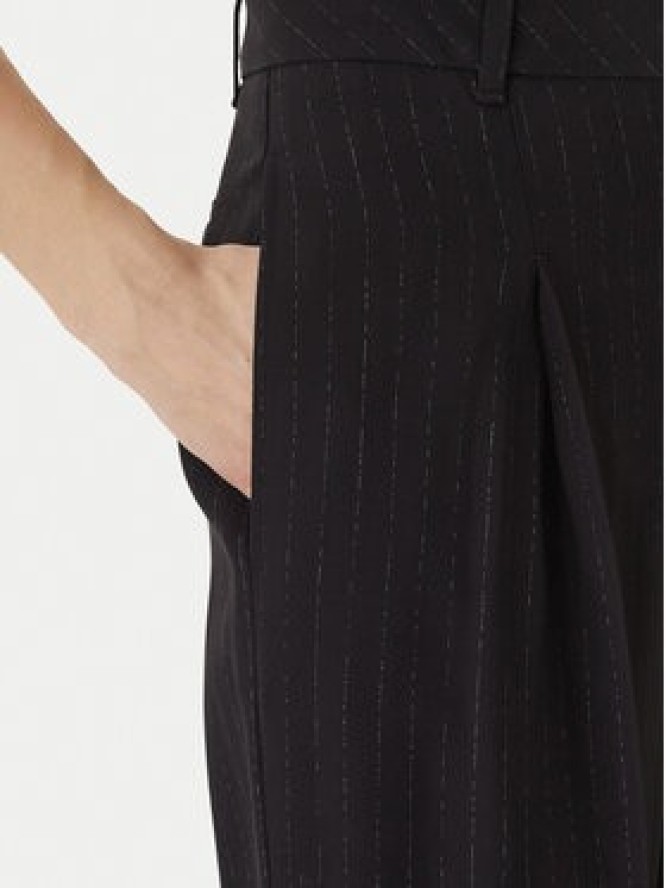 BOSS Spodnie materiałowe Tiana4 50554101 Czarny Relaxed Fit