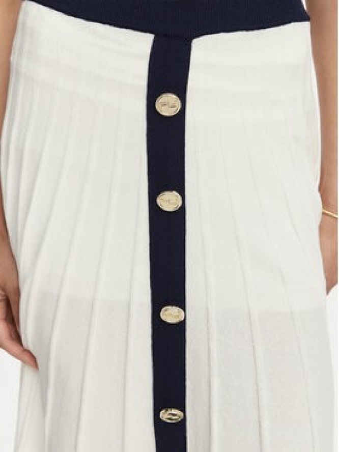 Artigli Spódnica plisowana ACGO004493 Biały Regular Fit