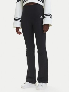 adidas Legginsy Essentials Small Logo JD9961 Czarny Flared Fit