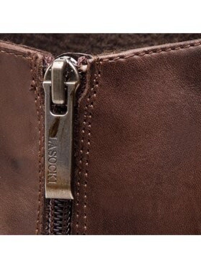 Lasocki Oficerki DESA-01 Brązowy