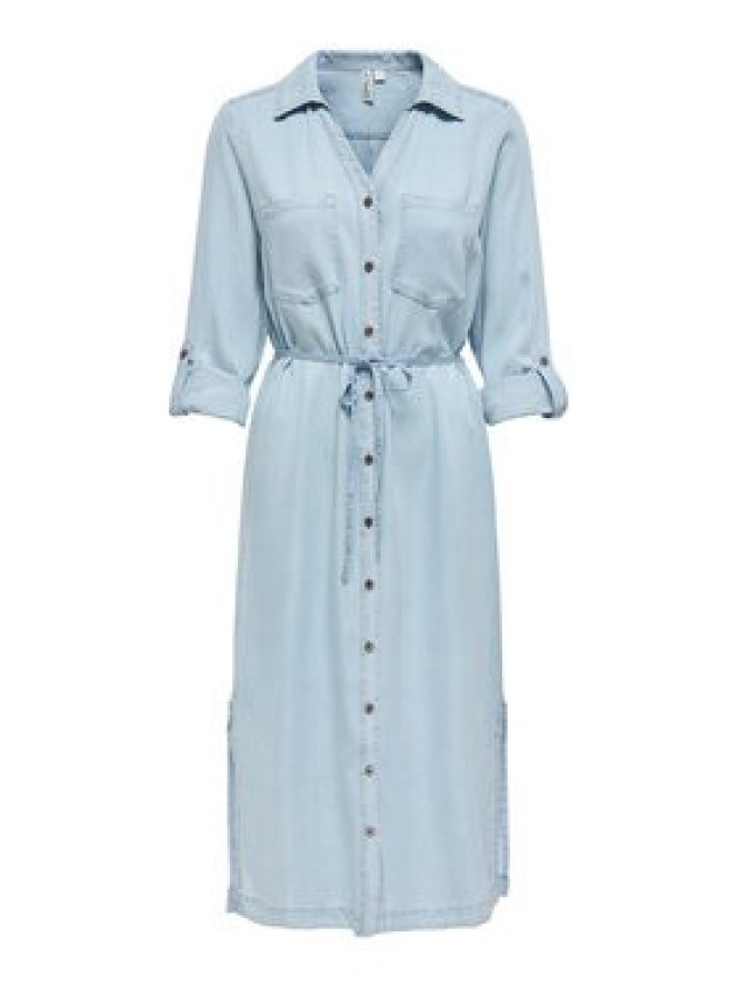 ONLY Sukienka koszulowa Charis 15337931 Niebieski Regular Fit