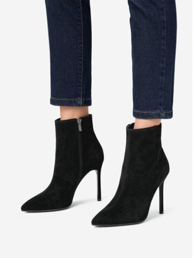 Eva Minge Botki EO-ELAINA-E123-02B Czarny