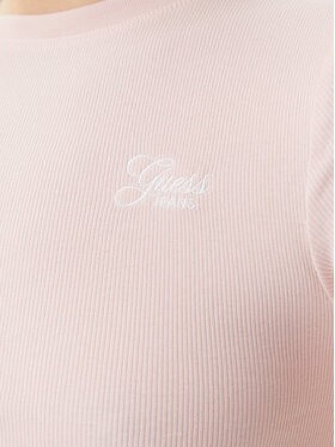 Guess T-Shirt W5GP62 KA0H1 Różowy Regular Fit