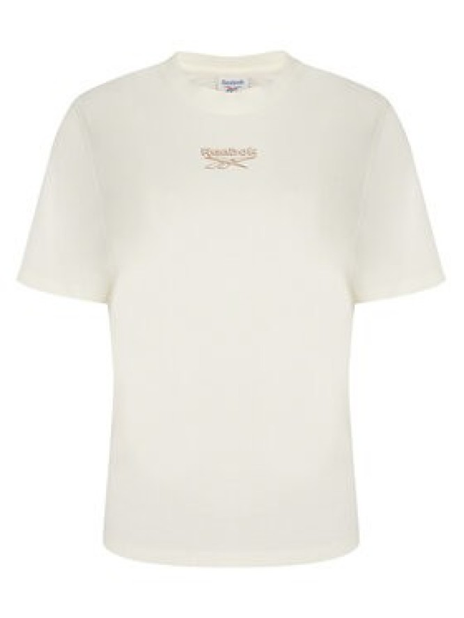 Reebok T-Shirt Nikolina RK25708CCW Kremowy Regular Fit