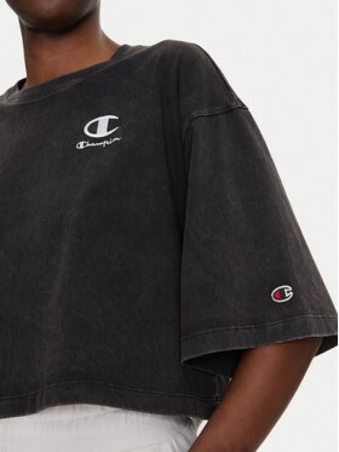 Champion T-Shirt 118023 Czarny Relaxed Fit