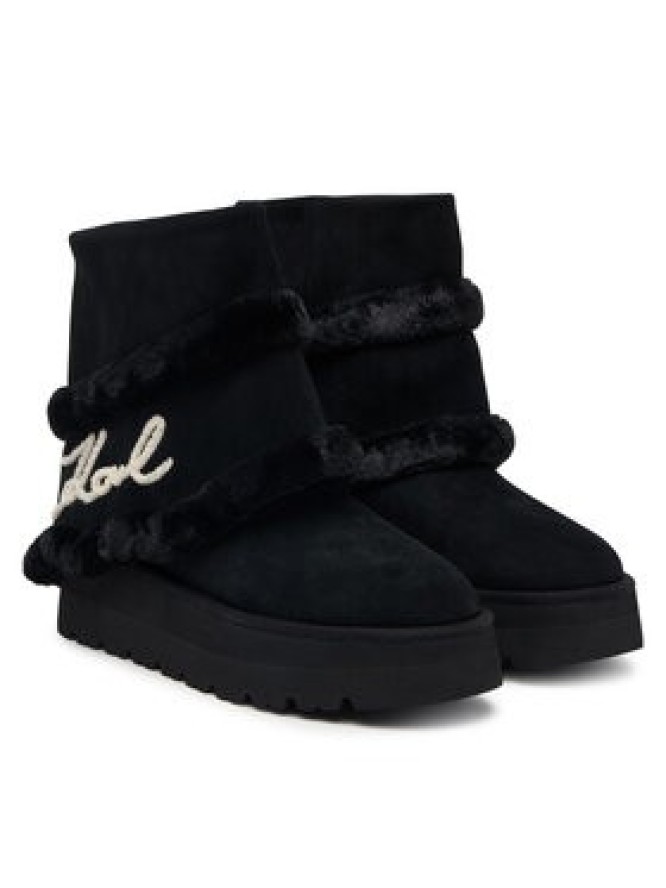 KARL LAGERFELD Śniegowce Skylar KL48652 Czarny
