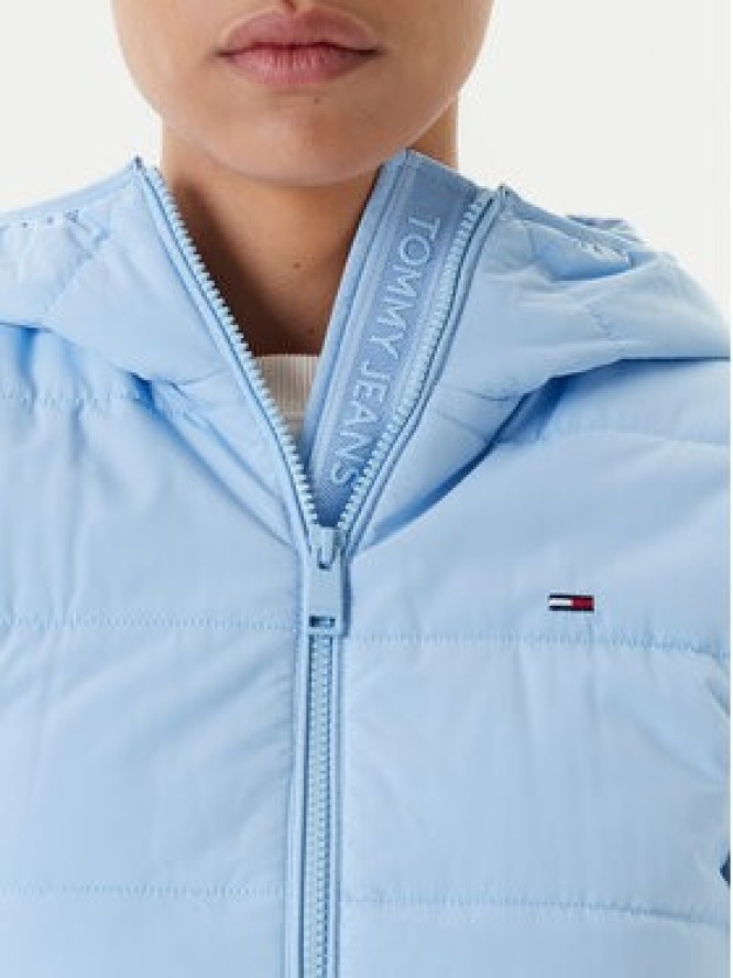 Tommy Jeans Kurtka przejściowa DW0DW20959 Błękitny Slim Fit