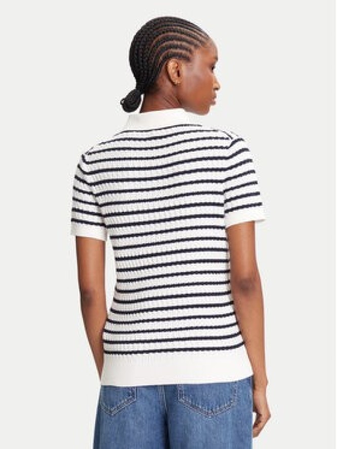 Tommy Hilfiger Sweter Fine WW0WW41474 Écru Regular Fit