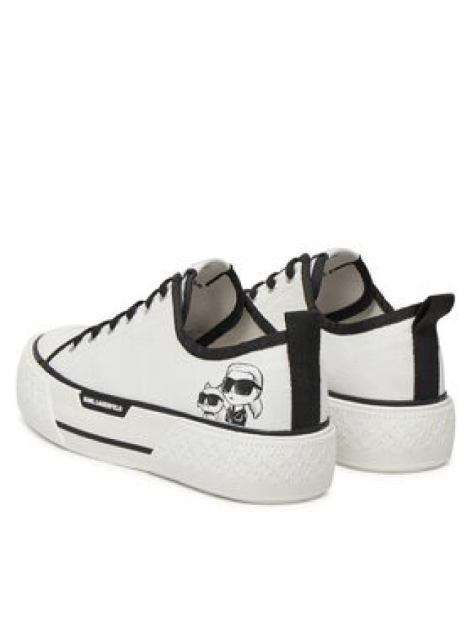 KARL LAGERFELD Trampki KL60614T Biały