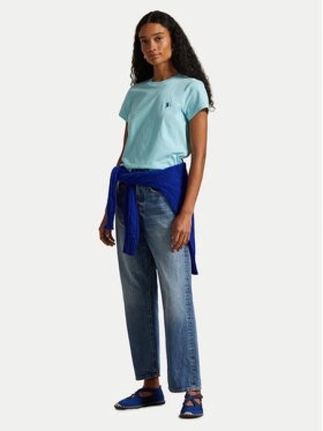 Polo Ralph Lauren T-Shirt 211B14605010 Turkusowy Classic Fit