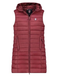 Canadian Peak Kamizelka pikowana "Vakitaleak" w kolorze bordowym rozmiar: S