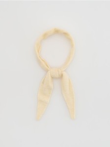 Wąski szalik - złamana biel