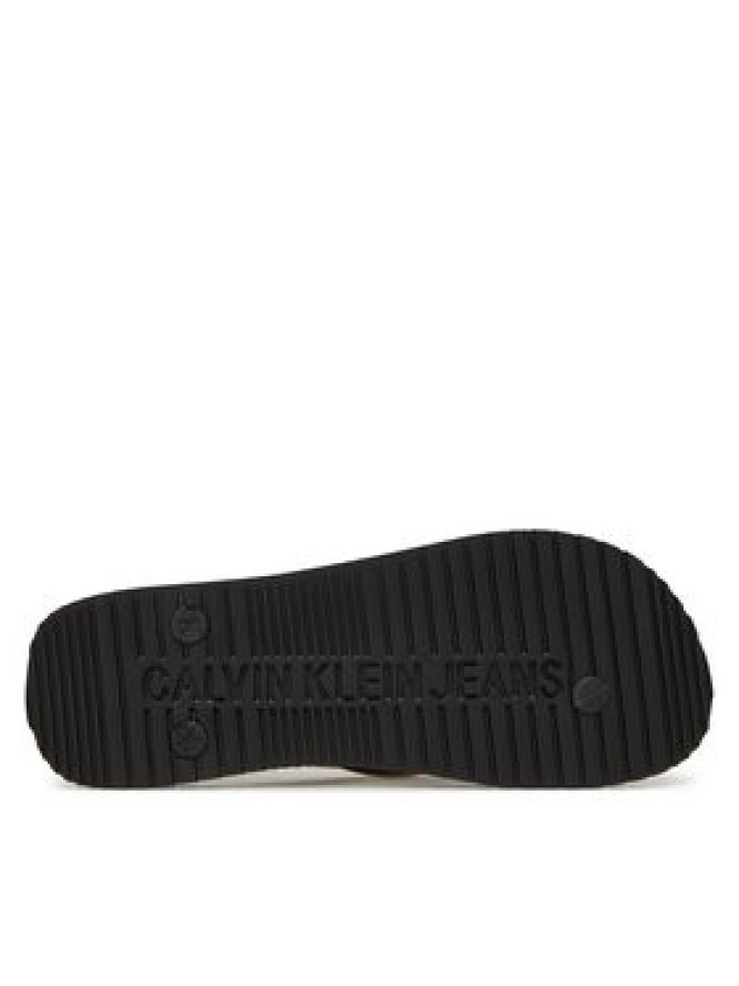 Calvin Klein Jeans Japonki Beach Sandal Transparent Tpu YW0YW01829 Czarny