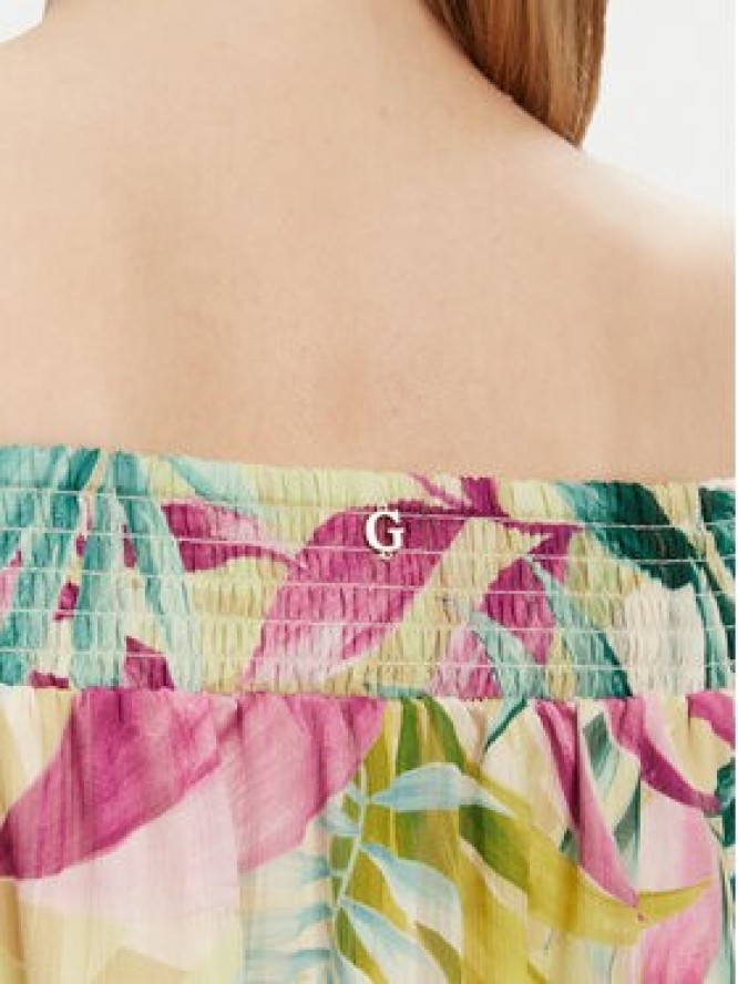 Guess Sukienka letnia W5GT16 WH9Z2 Kolorowy Regular Fit