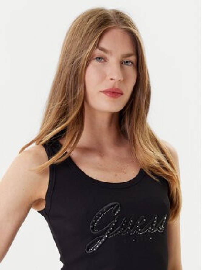 Guess Top W5YP00 KCXJ2 Czarny Regular Fit