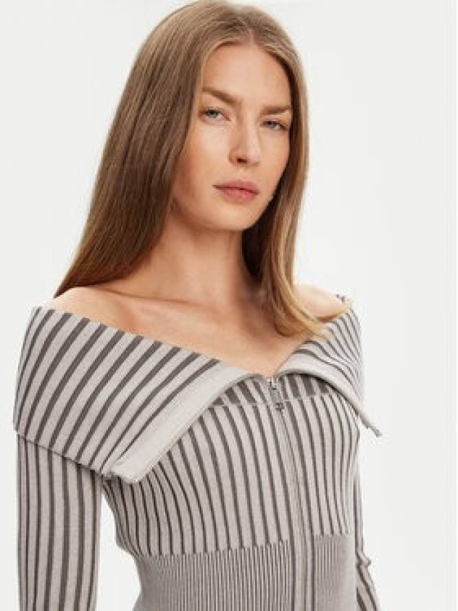 Guess Sweter W5YR03 Z30I2 Szary Slim Fit