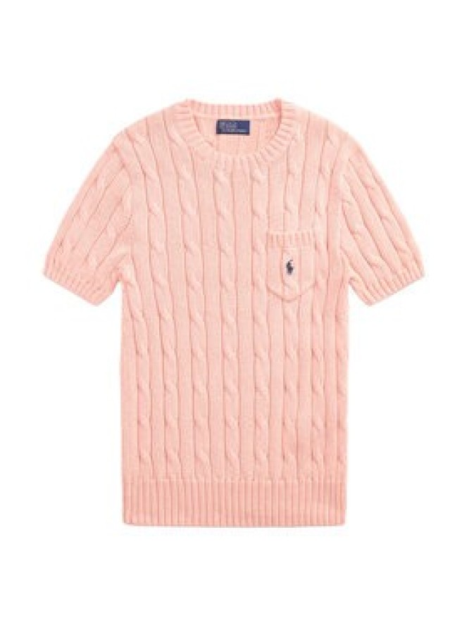 Polo Ralph Lauren Sweter 211895379017 Pomarańczowy Slim Fit