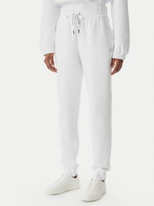Armani Exchange Spodnie dresowe XW001745 AF10818 U0002 Biały Regular Fit