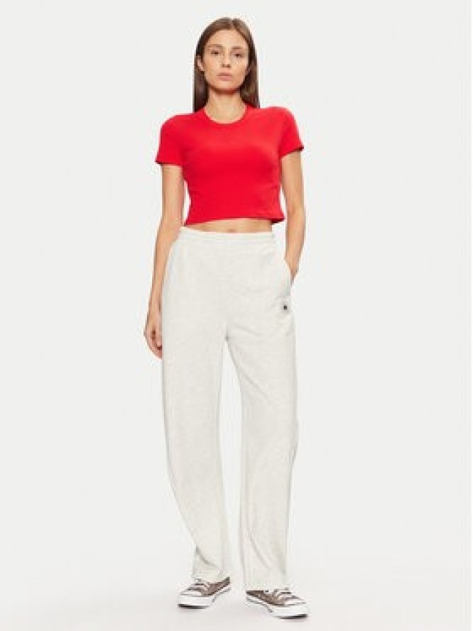 Converse Spodnie dresowe Retro Banana 10027565-A02 Szary Loose Fit