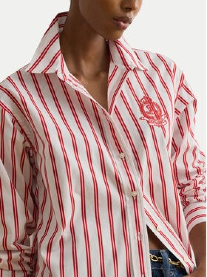 LAUREN RALPH LAUREN Koszula 200P08746002 Czerwony Relaxed Fit