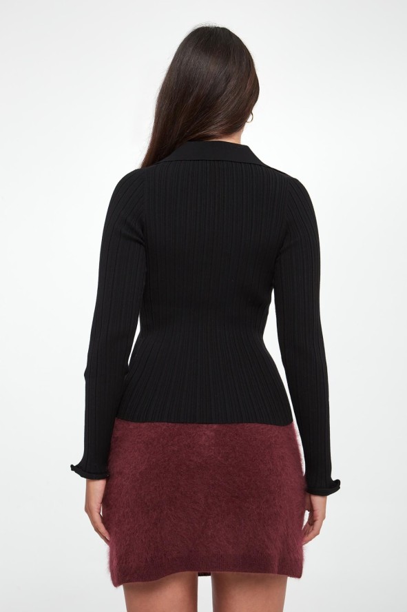 Sweter damski prążkowany Binomio MARELLA SPORT